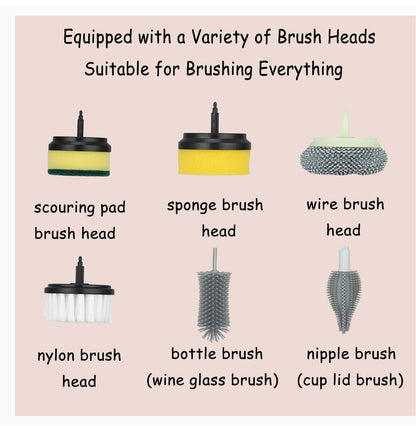 SCRUBBER BRUSH HEADS