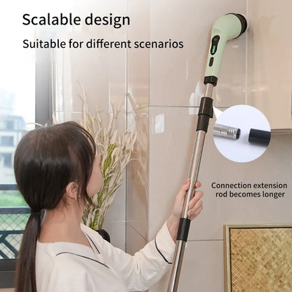 9-in-1 Bathroom electric scrubber