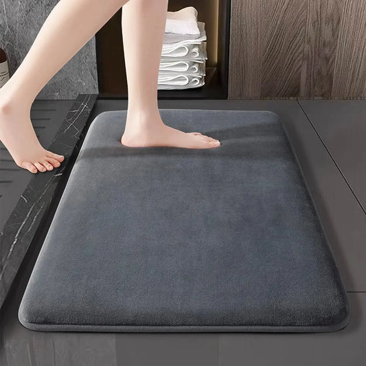 Super absorbent bath mat.