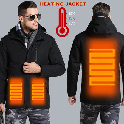 Heated Vest Winter Waterproof Thermal Jacket Vest