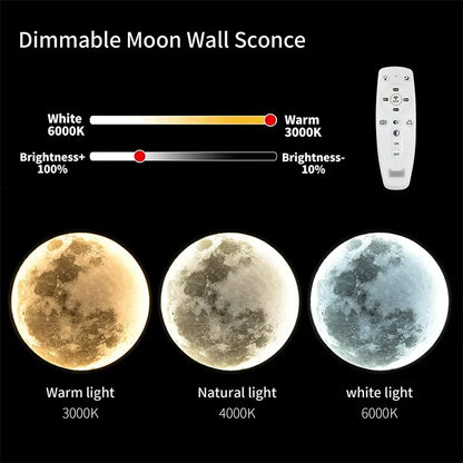 Moon-Inspired Wall Lamp