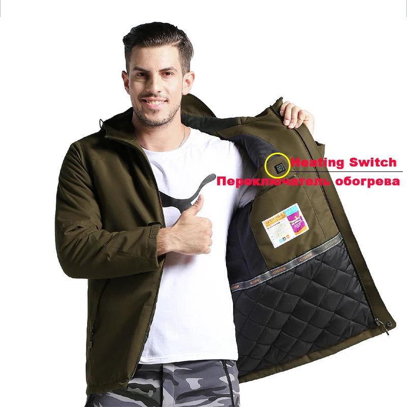 Heated Vest Winter Waterproof Thermal Jacket Vest