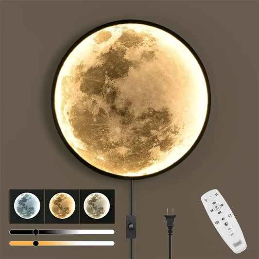 Moon-Inspired Wall Lamp